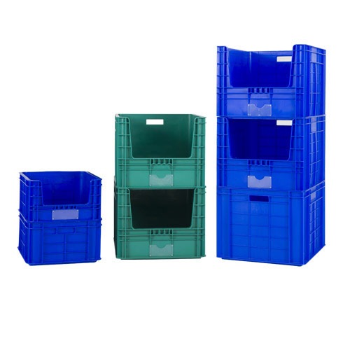 An image of Large Distribution Container - Blue (Width: 500 Length: 600 Height: 400) by Rapi...