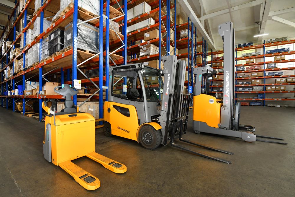 Rapid Racking Jungheinrich fleet