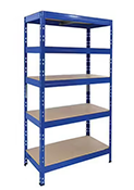 Galvanized shelving