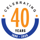 40 years logo