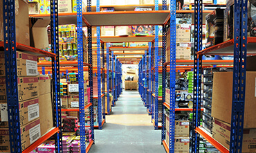 Bespoke stockroom shelving