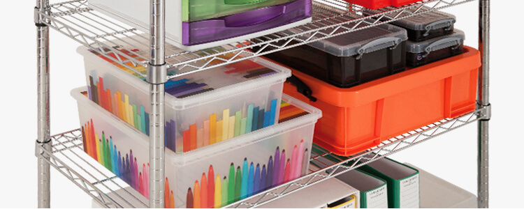 Chrome shelving