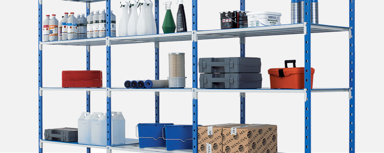 Tubular shelving