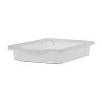 Monarch Shallow Plastic Tray - A4 - Tinted - Pack of 10