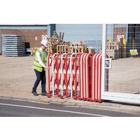 Metal Crowd Control Barrier - Mobile & Retracting -Armorgard Instagate