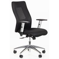 Penelope office chair with medium backrest, With armrest: yes, Type of leg: Rollers, Seating material: Fabric
