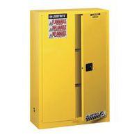 Justrite Medium Flammable Storage Cabinet - 1651x1092x457mm - Secure