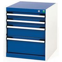 Bott Cubio Multi Drawer Cabinet For Tool Storage HxWxD 600x525x650mm