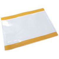 Adhesive Document Holder - A3-73 - Clear Plastic Wallet - Manutan UK