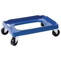 ABS Dolly For Moving Euro Containers/Boxes, Load capacity: 150 kg, Shelf width: 400 mm, Shelf length: 600 mm