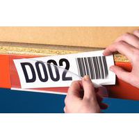Fully Clear Label Holders - Self-adhesive With Card Inserts - Manutan Expert