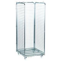 Roll Cage/Container - Steel Base - 400kg Capacity - Manutan Expert