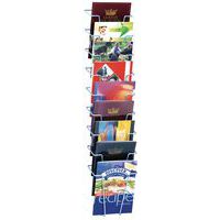 Display Stand - Wall Leaning & Double-sided - For A5 Leaflets & Papers - Manutan Expert