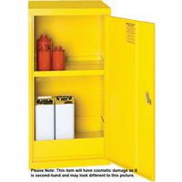 Used Yellow COSHH Cabinet With 1 Shelf - HxWxD 910x457x457mm