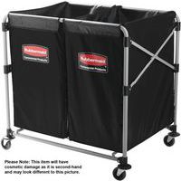 Used Mobile Trolley Frame For Laundry Bags - 150L - Rubbermaid X Cart