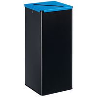40 Litre Square Recycle Bin - Home/Office - Steel - Manutan UK