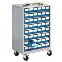 High Density Mobile Storage Cabinets with 48 Shelf Bins