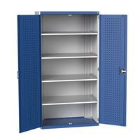 Bott Cubio Metal Storage Cupboard & Perfo Doors HxWxD 2000x1050x650mm