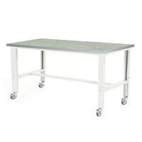 Bott Cubio Mobile Workbench Lino Worktop HxWxD 840-1140x2000x750mm