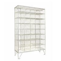 Wire Mesh Lockers 40 Compartments - 1370x830x305mm