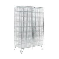 Wire Mesh Lockers 40 Compartments with Doors - 1370x830x305mm