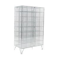 Wire Mesh Lockers With Doors - Bank of 12-40 Boxes - Storage Solution