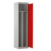 Clean & Dirty Locker - Deep Single Metal Cabinet - Anti-Bacterial Coat