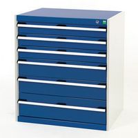 Bott Cubio Multi Drawer Cabinet For Tool Storage HxWxD 900x800x525mm