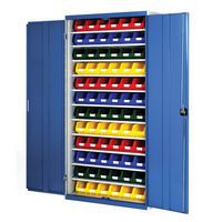 Bott Cubio Workshop Storage Cabinet With 72 Bins HxW 2000x1050mm