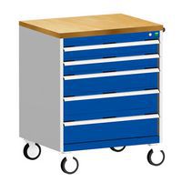 Bott Cubio Multi Drawer Mobile Tool Storage Cabinet 990x800x650mm
