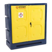 Armorgard Chemcube COSHH Plastic Hazardous Storage Cabinet 1300x1220x550mm