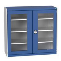 Bott Cubio Metal Cabinet With Vision Doors 1200x1300mm - Secure