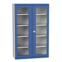 Bott Cubio Metal Cabinet With Vision Doors 2000x1300mm - Secure