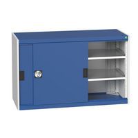 Bott Cubio Sliding Door Metal Storage Cabinet HxW 800x1300mm - Secure