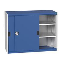 Bott Cubio Sliding Door Metal Storage Cabinet HxW 1000x1300mm - Secure