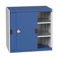 Bott Cubio Sliding Door Metal Storage Cabinet HxW 1000x1050mm - Secure