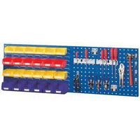 Louvre & Perforated Tool Storage Combination Panels - Bott - Organized