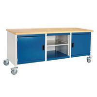 Bott Cubio Mobile Workbench With MPX Worktop HxWxD 840x2000x750mm