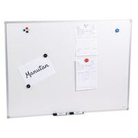 Magnetic Wall Whiteboard - Erasable Enamelled Surface - Manutan UK