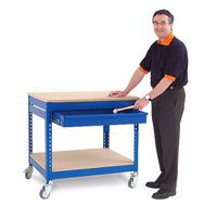 Rapid 1 Mobile Tool Station with Single Drawer- Blue