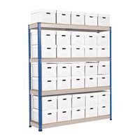Shelving with Boxes