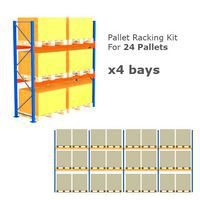 Pallet Racking Kit - Holds 24 Pallets - Sized H 1000 x W 1200 x D 1000