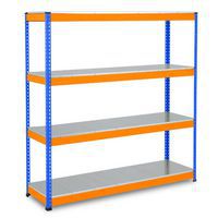 Rapid 1 Heavy Duty Shelving with Galvanised Steel Panel Shelves