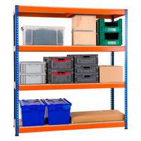 Rapid 1 Shelving - (1980h x 1830w) 4 Shelf Special Offer - Single Bay with 4 Shelves