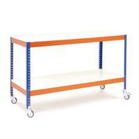 Rapid 1 Mobile Workbench - Melamine Shelves