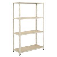 Rapid 2 Shelving (1980h x 915w) Grey - 4 Chipboard Shelves