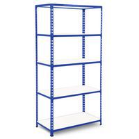 Rapid 2 Shelving (1980h x 915w) Blue - 5 Melamine Shelves
