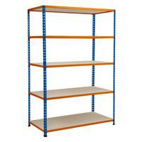 Rapid 2 Medium Duty Shelving with Chipboard Shelves