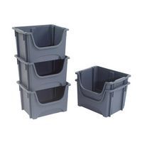 Pack of 5 Pickmaster Storage Containers (50 litre capacity)