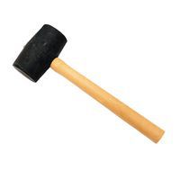 Rubber Mallet for easy assembly, Weight: 340 g, Head material: Rubber, Ergonomic: no